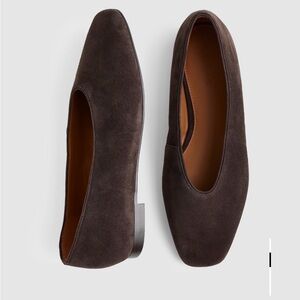 Madewell Dark Carob Mylie Ballet Flats